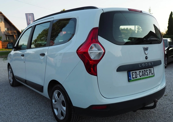 Dacia Lodgy cena 24900 przebieg: 140000, rok produkcji 2014 z Alwernia małe 277